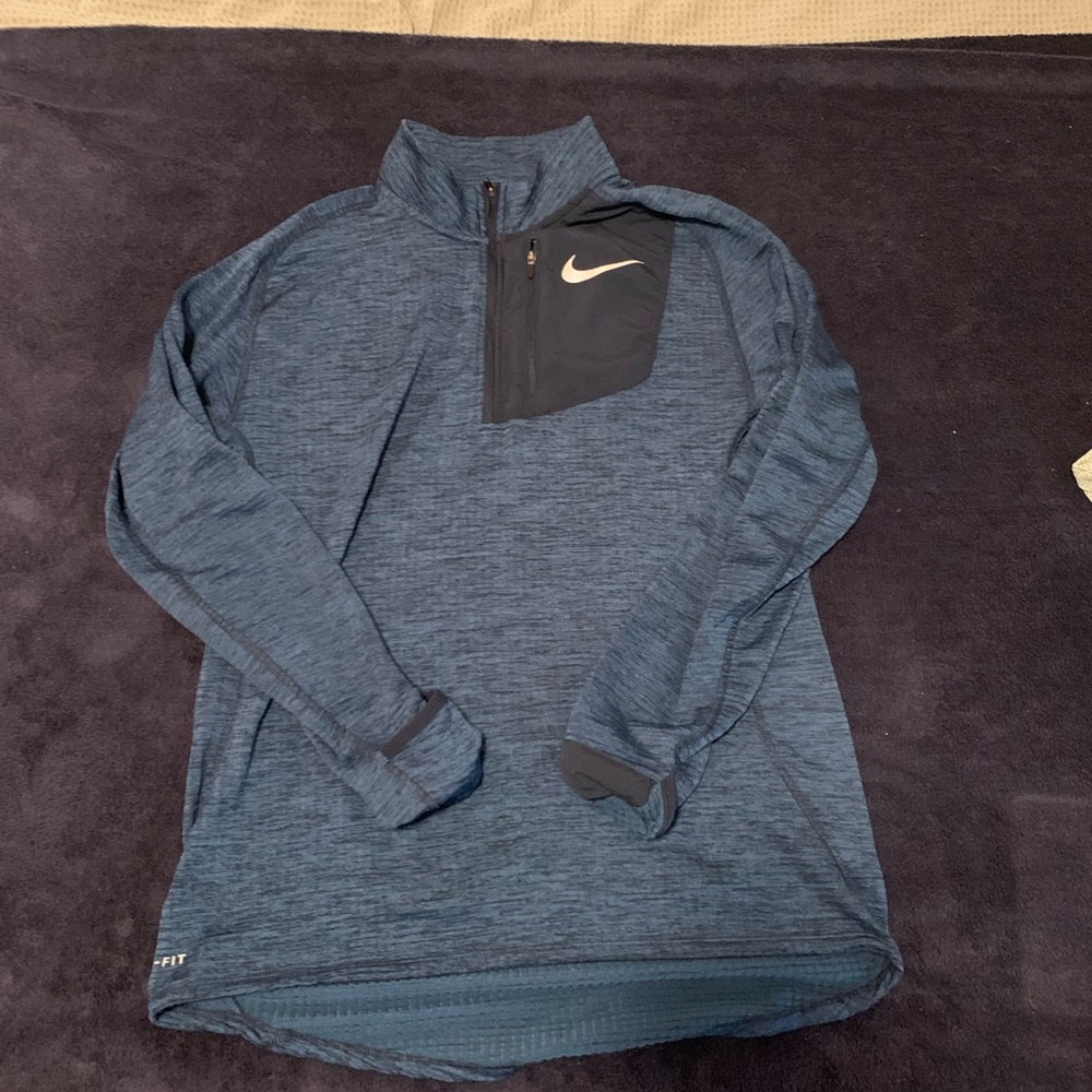 Nike Running Dri Fit Quarter Zip Sz L
